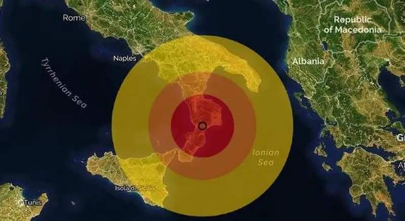 Sisma di magnitudo 4.3 in Calabria