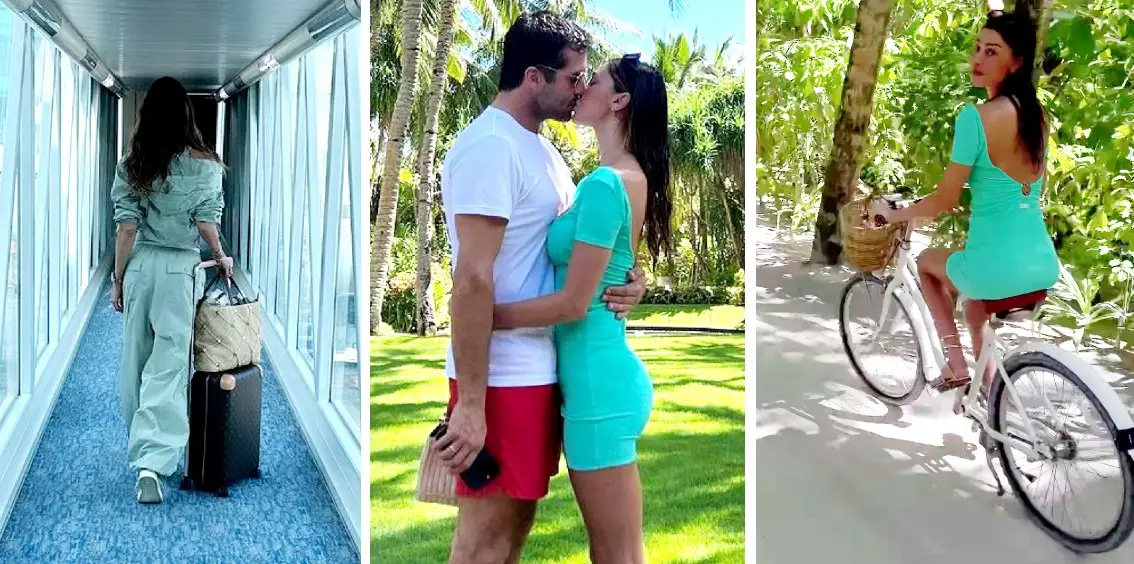 Belen e il suo Elio scappano dalla pioggia e dal freddo di Novembre alle Maldive!