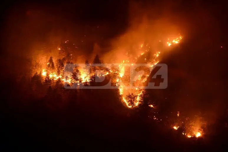 Vale Susa (TO) | Incendio nella Notte, fiamme vicino a Condove, evacuate 9 famiglie
