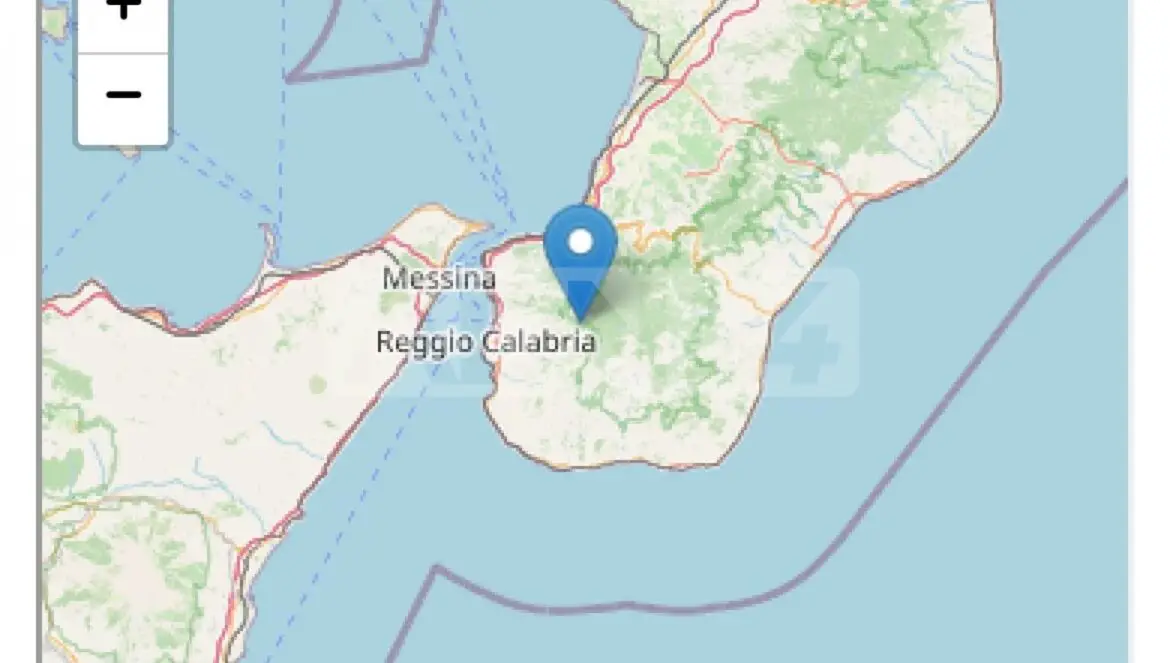 Reggio Calabria | Terremoto di magnitudo 2.7 nella notte